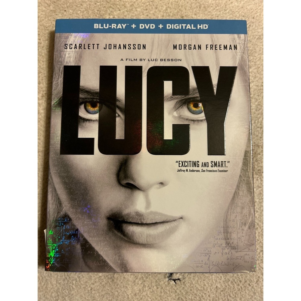 Lucy Blu-ray DVD Digital HD (2014) Scarlett‎ Johansson, Morgan Freeman, Luc